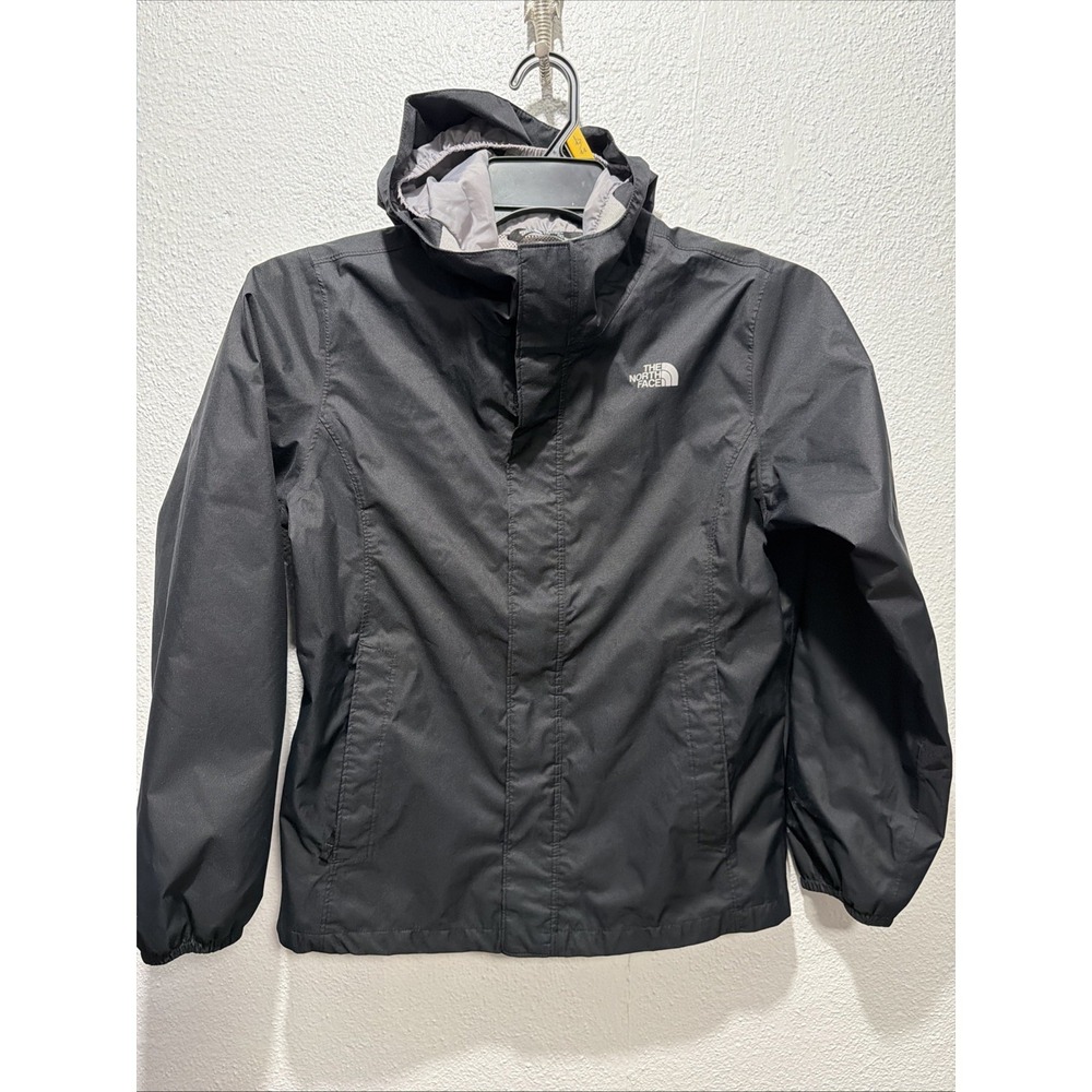 Authentic  The North Face Girls' Resolve Reflective Jacket,  Black  Size L14/16